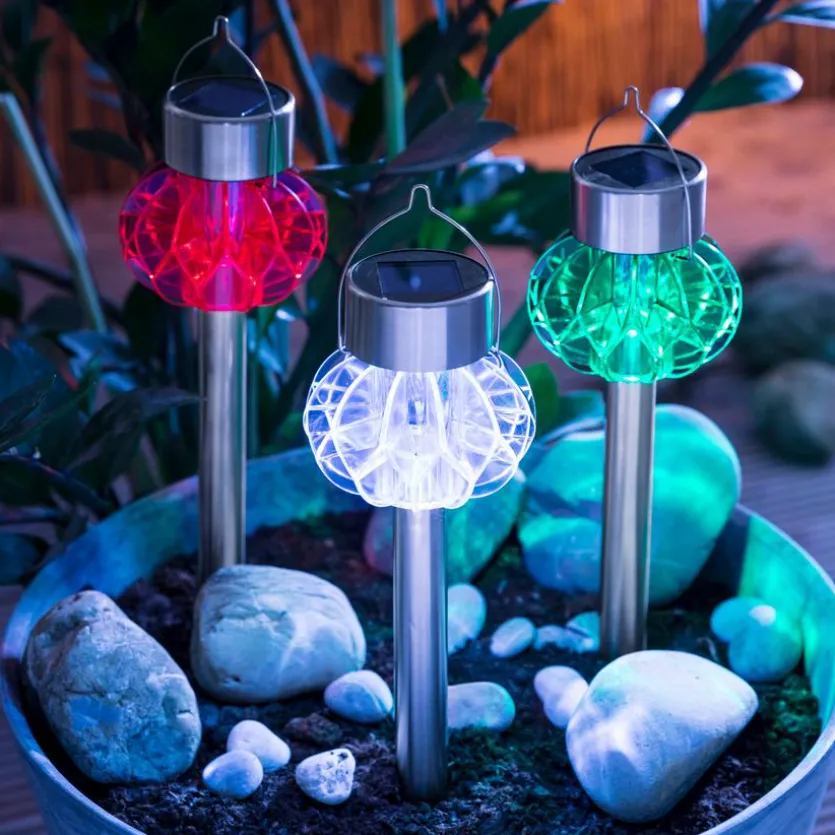 Solar-Erdspieß 3-er Set