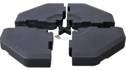 Sonnenschirmständerplatten Zubehör 4tlg.