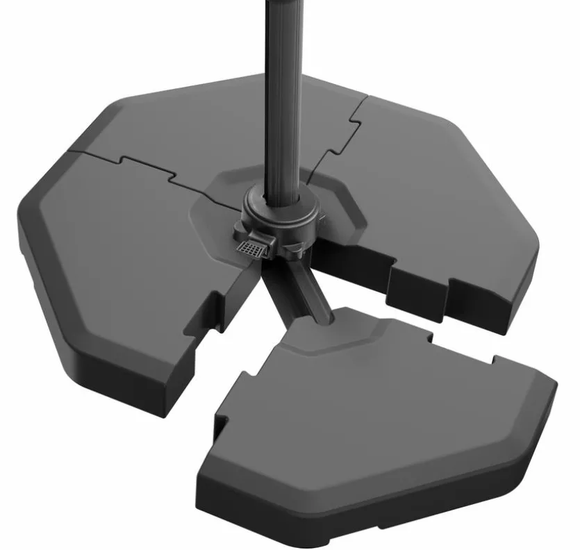Sonnenschirmständerplatten Zubehör 4tlg.