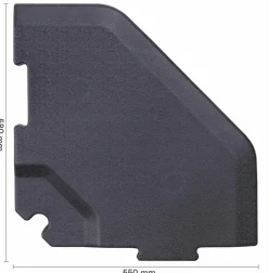 Sonnenschirmständerplatten Zubehör 4tlg.