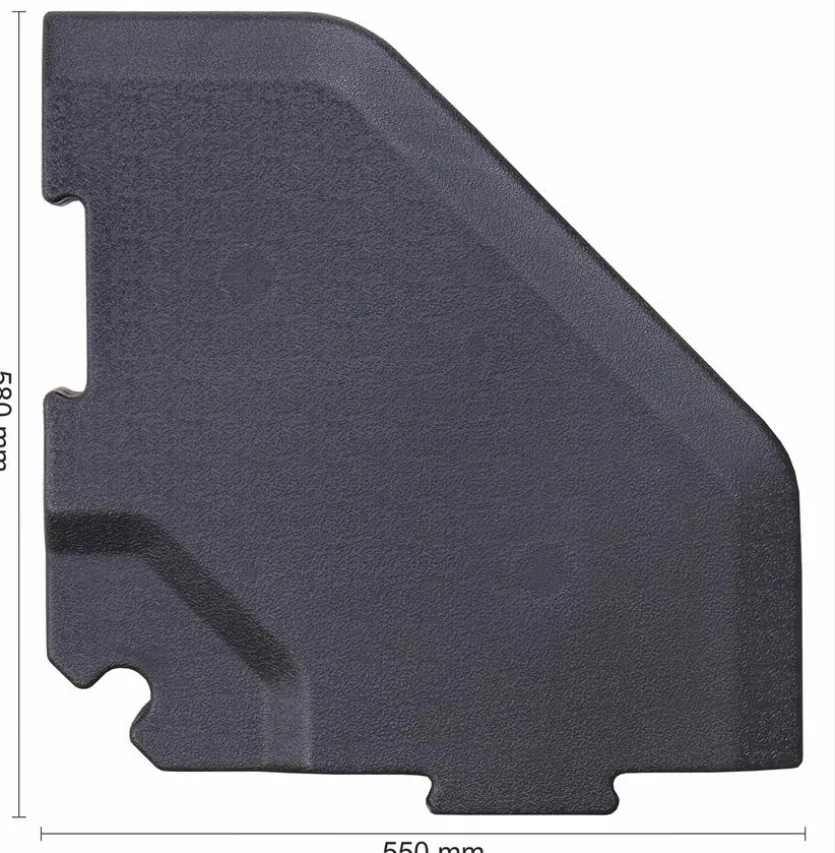 Sonnenschirmständerplatten Zubehör 4tlg.