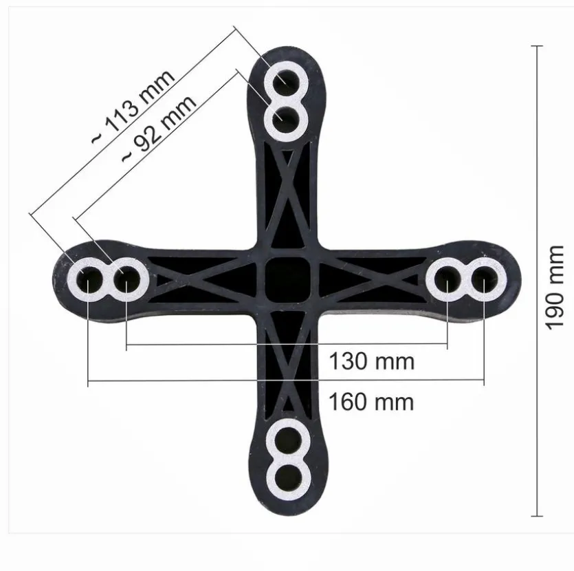 Sonnenschirmständerplatten Zubehör 4tlg.