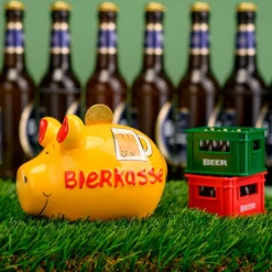 Spardose Bierkasse 12,5 x 9 cm