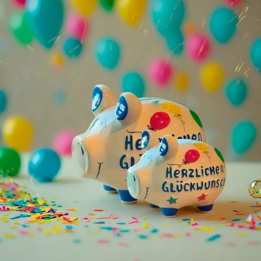 Spardose Herzlichen Glückwunsch