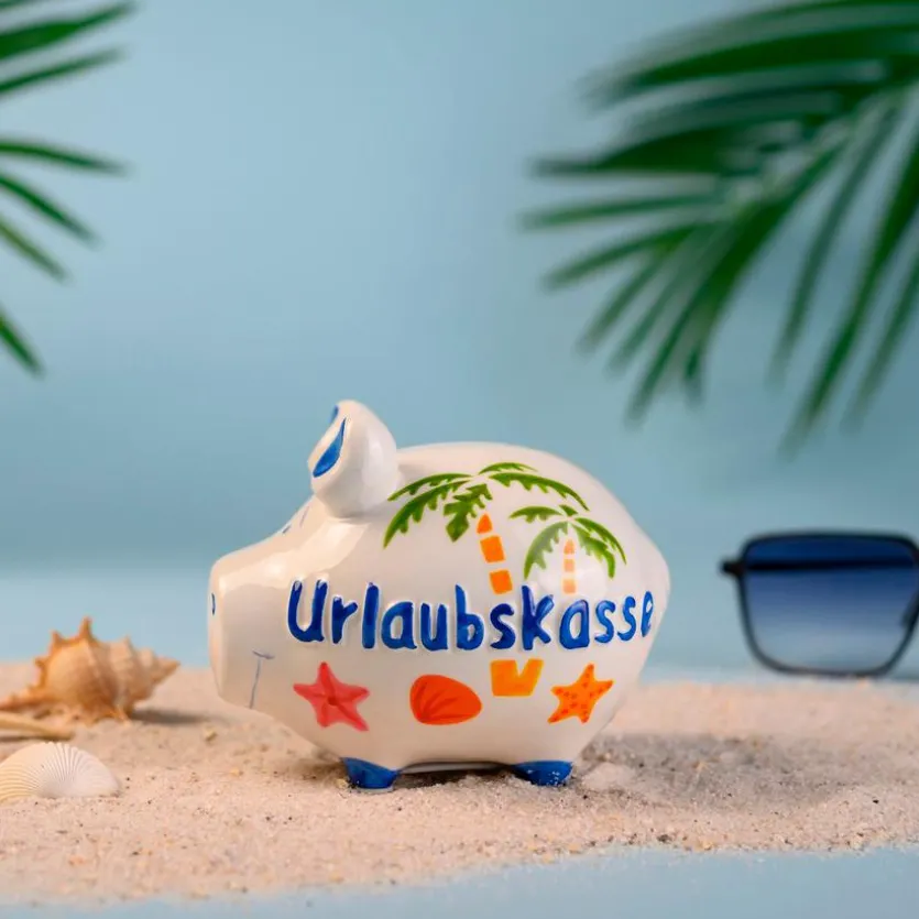 Spardose Urlaubskasse 12 x 9 cm