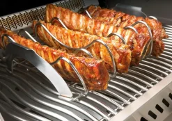 Spare-Rib Halter Pro Grilleinsatz Edelstahl