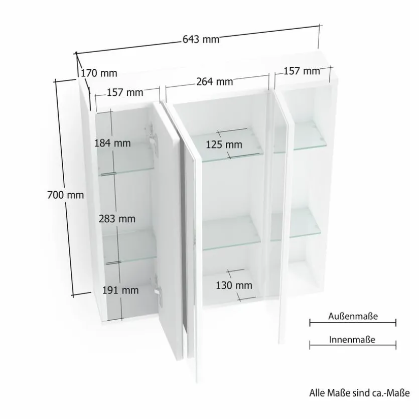 Spiegelschrank Mister