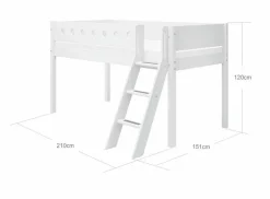 Spielbett White 90 x 200 cm