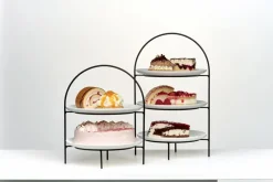 2-stöckige Etagere Tjäna 28 cm