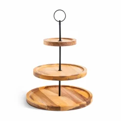 3-stöckige Etagere H 26 cm