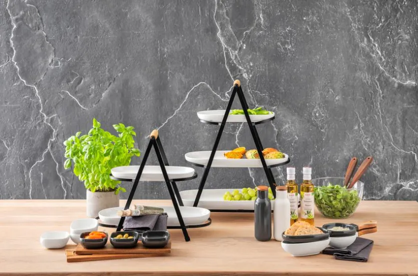 3-stöckige Etagere Serve & Share