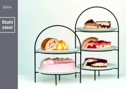 3-stöckige Etagere Tjäna 37 cm