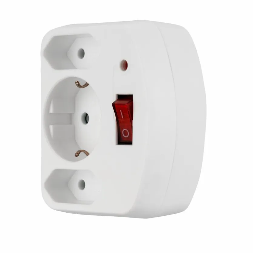 Steckdosenadapter 2+1