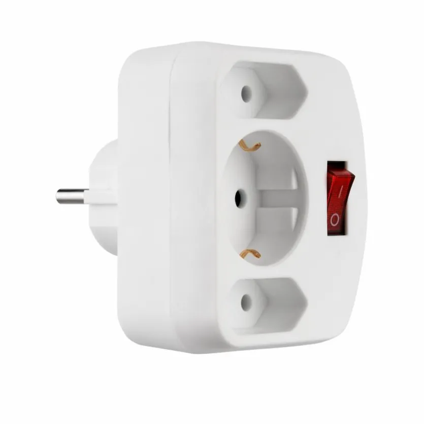 Steckdosenadapter 2+1