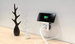 Steckdosenadapter USB / Induktion
