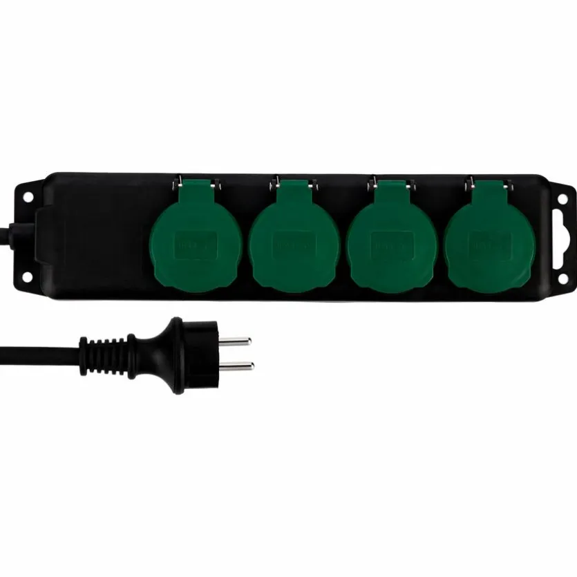 Steckdosensäule Vierfach Steckdosenleiste