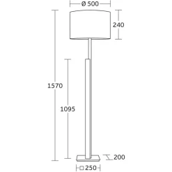 Stehlampe Arian