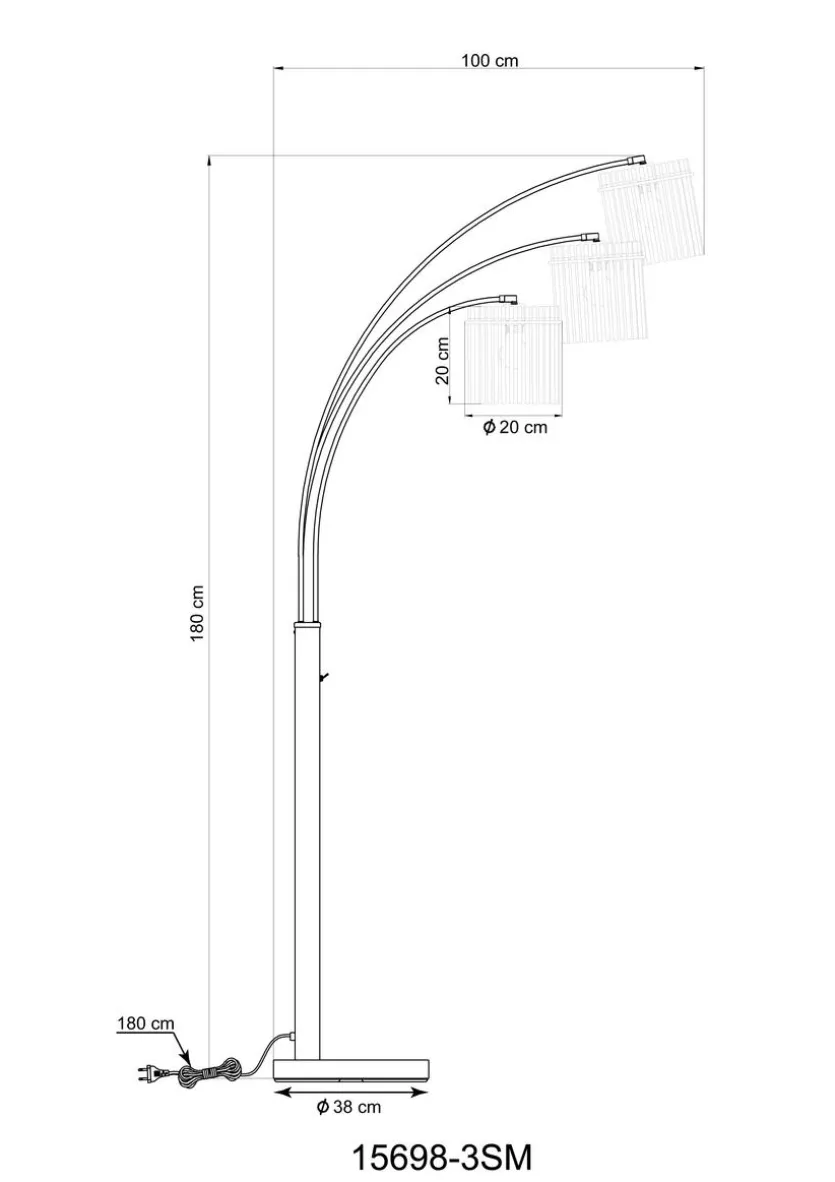 Stehlampe Gorley