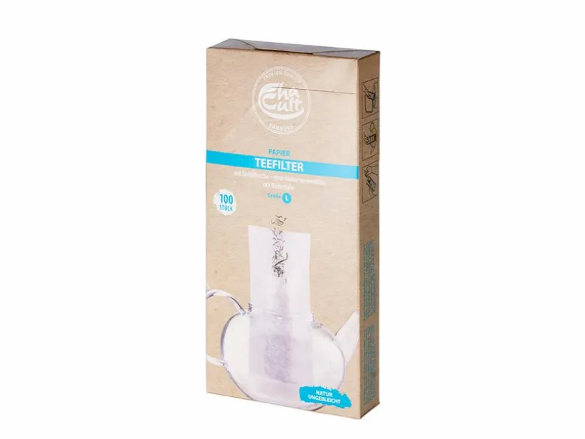 Tee-Papierfilter Größe L extra breit
