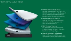 Tempur Pro® Plus Matratze Medium CoolQuilt