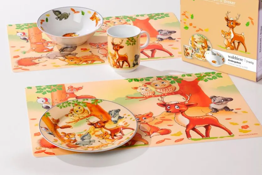 Tischset Waldtiere 45 x 30 cm