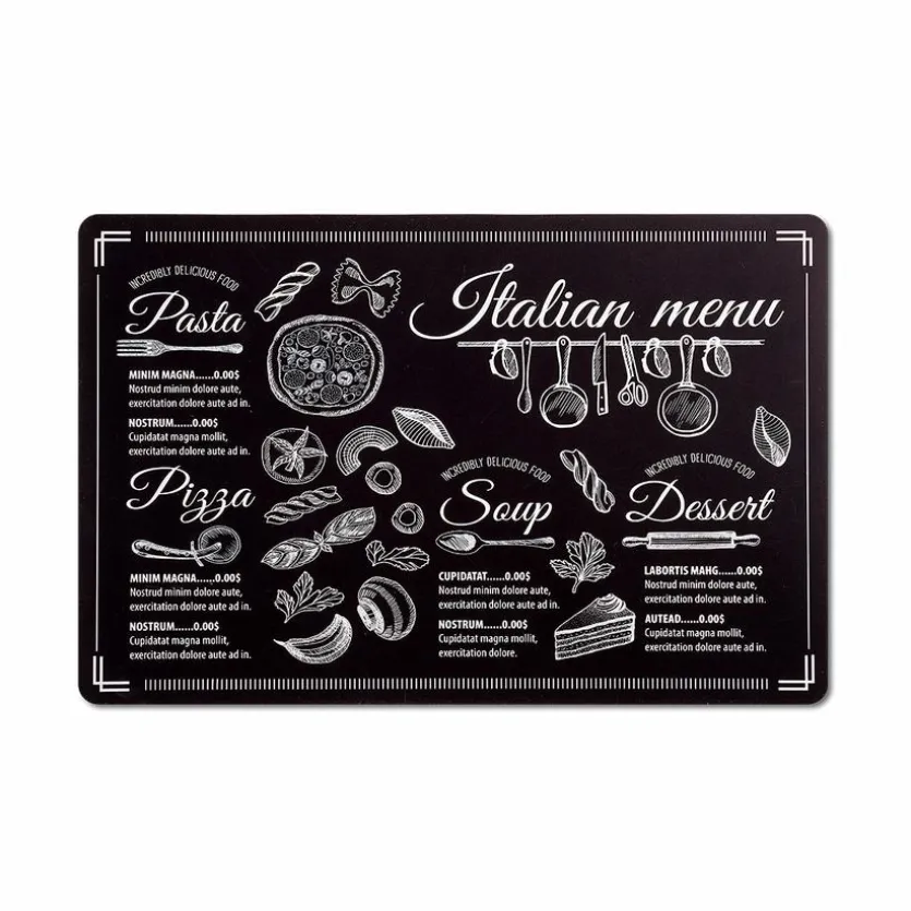 Tischset Italian Menu 43,5 x 28,5 cm