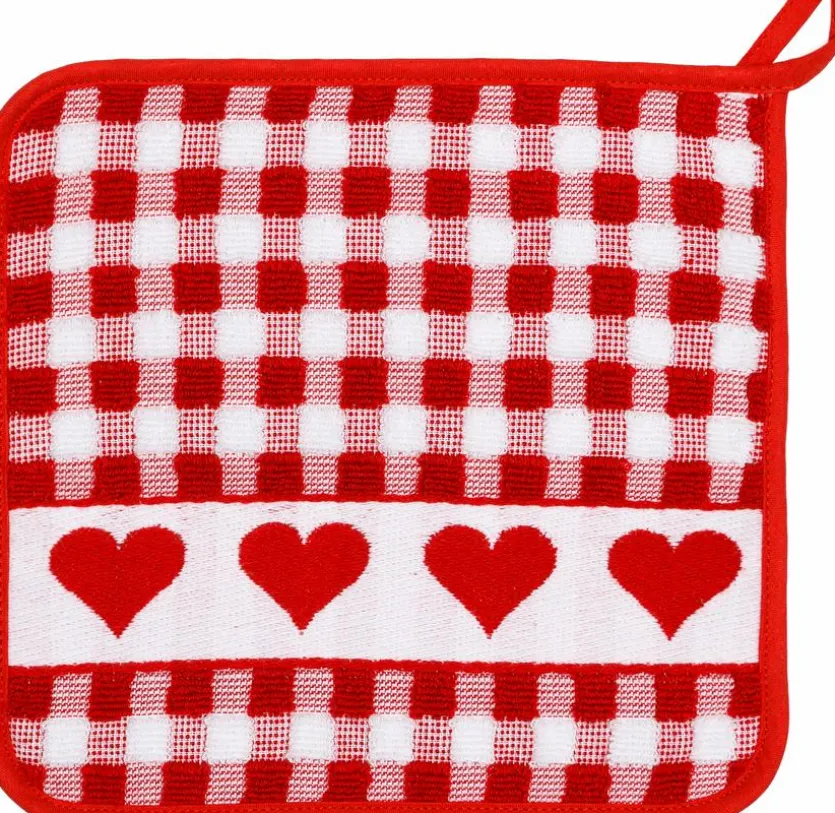 Topflappen Herzen
