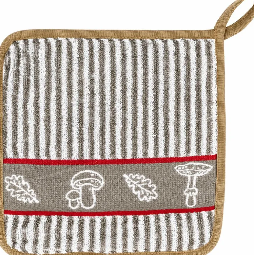 Topflappen Waldpilze 22 x 22 cm