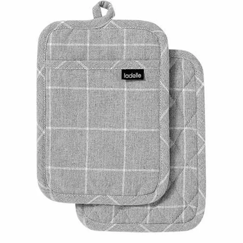 Topflappen Eco Check 2tlg.
