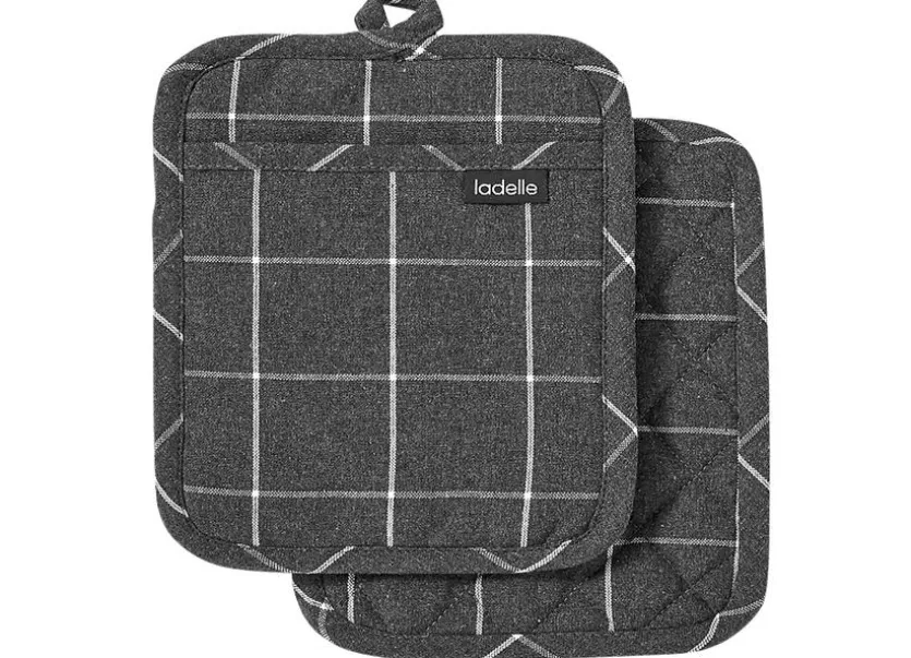 Topflappen Eco Check 2tlg.
