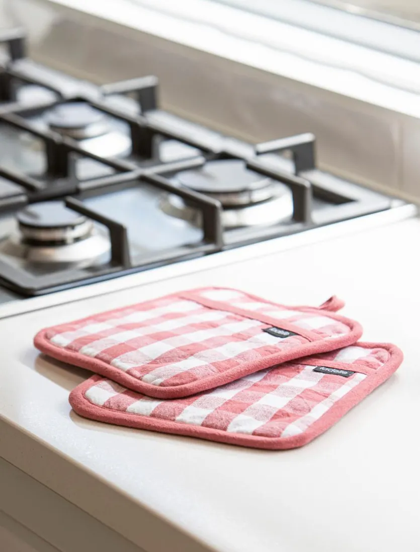 Topflappen Gingham 2tlg.