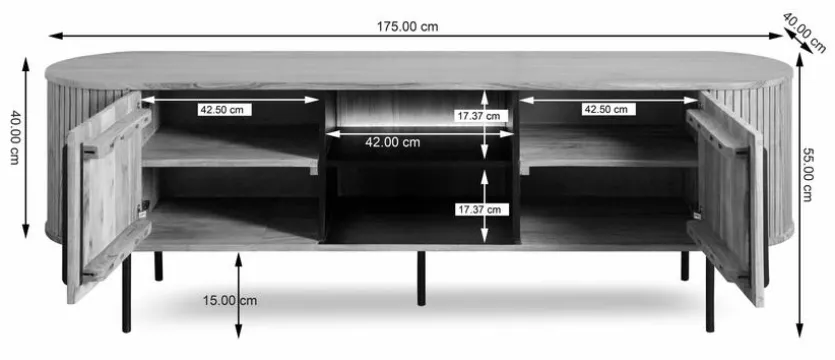 TV-Lowboard Bronx 4470