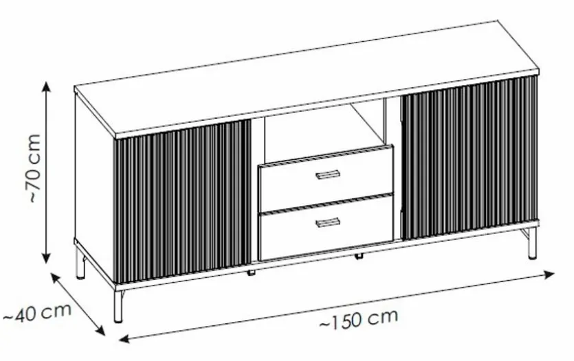 TV-Lowboard Lusaka
