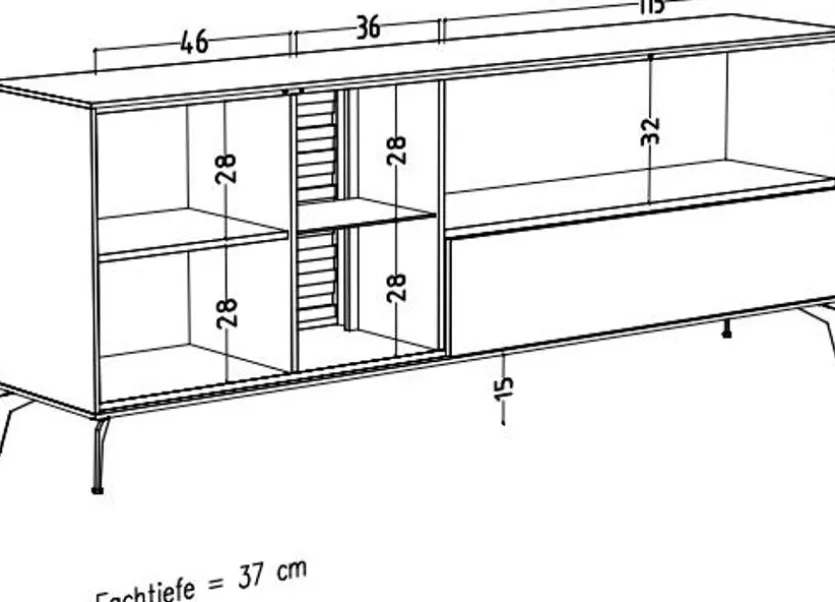 TV-Lowboard Meran
