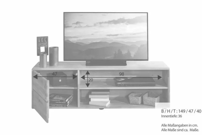 TV-Lowboard Skagen