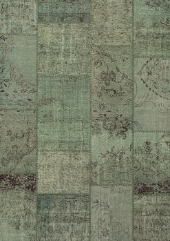 Vintage Teppich Patchwork 170 x 240 cm