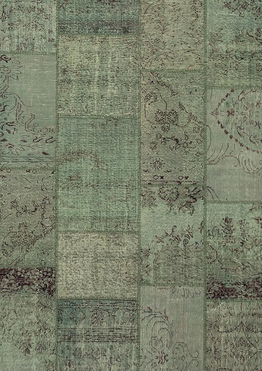Vintage Teppich Patchwork 170 x 240 cm
