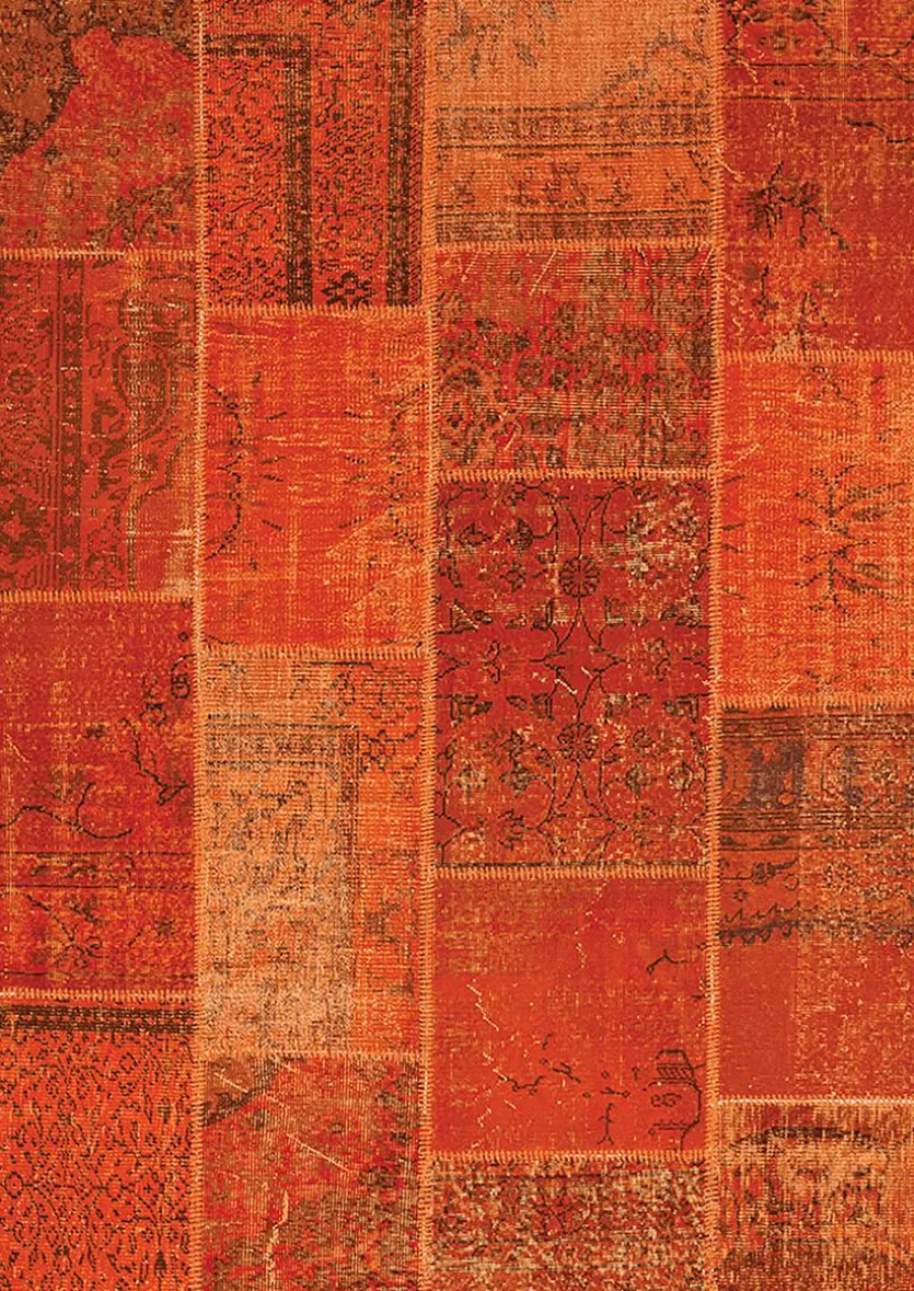 Vintage Teppich Patchwork 170 x 240 cm