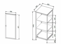 Vitrine Milton