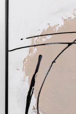 Wandbild 100 x 100 cm Dust Grau 54197