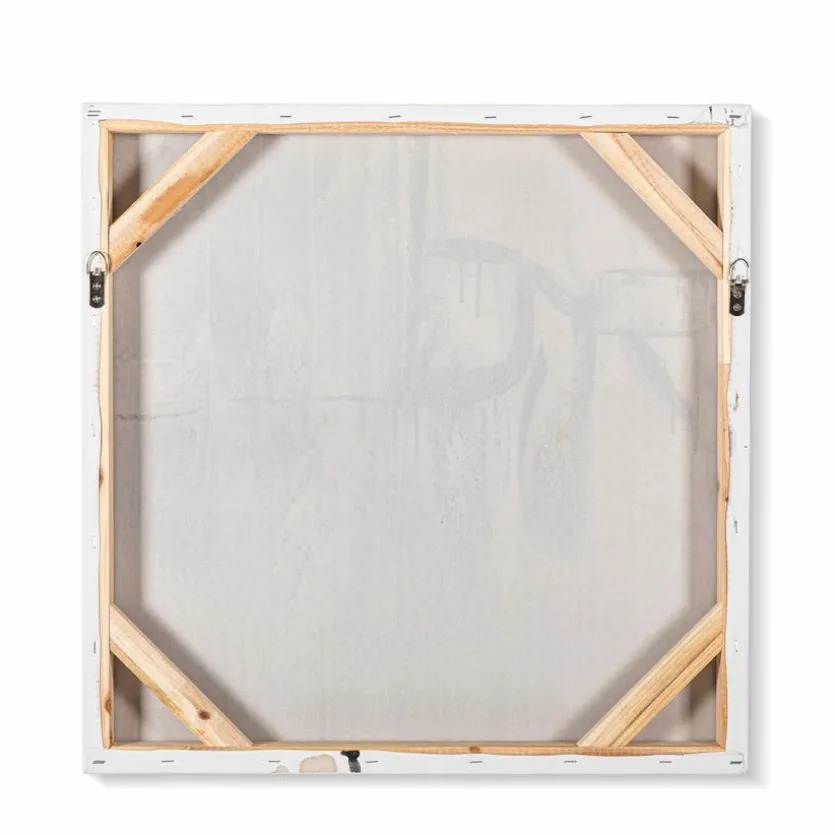 Wandbild 60 x 60 cm Abtrakt Schwarz - Gold I