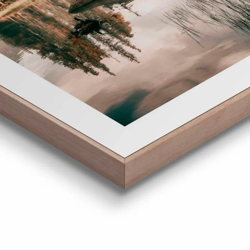 Wandbild 30 x 40 cm Bergsee