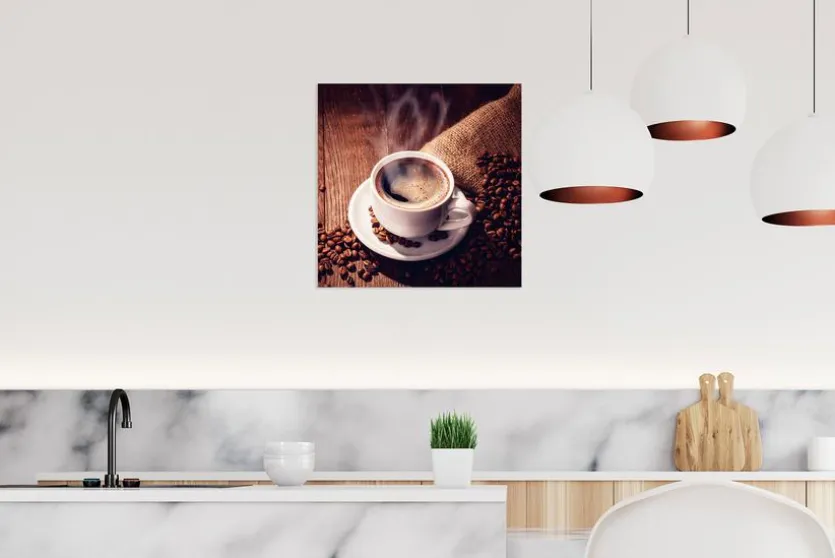Wandbild 30 x 30 cm Espresso III