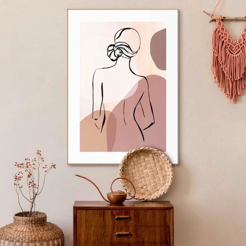Wandbild 50 x 70 cm Frau