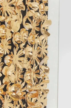 Wandbild 120 x 120 cm Gold Flower 39249
