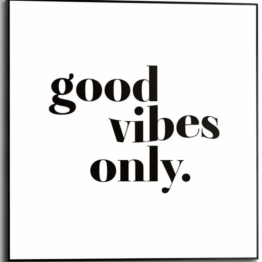 Wandbild 50 x 50 cm Good Vibes