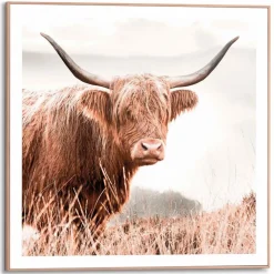 Wandbild 50 x 50 cm Highlander