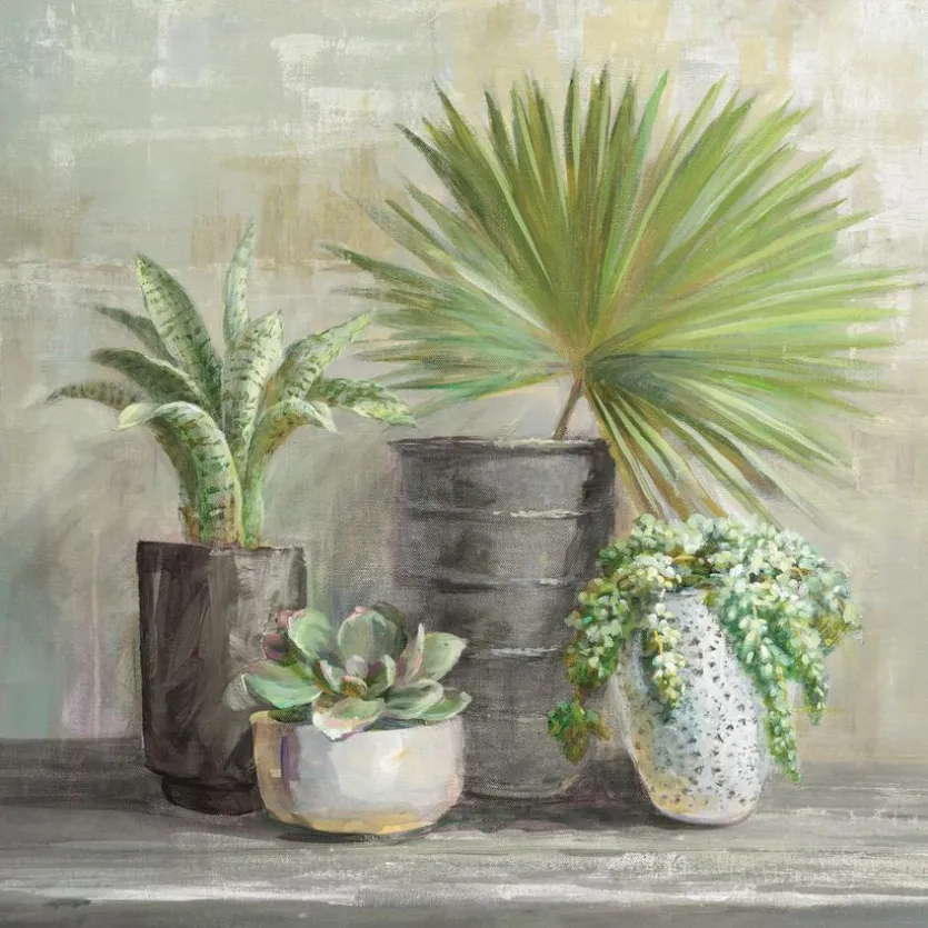 Wandbild 55 x 55 cm Indoor Garden