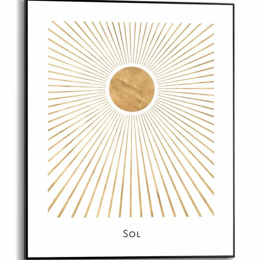 Wandbild 40 x 50 cm Sun