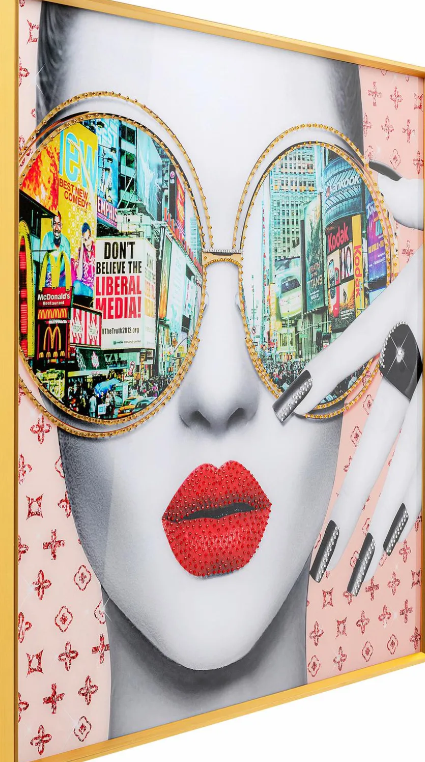 Wandbild 120 x 120 cm Times Square View 56218